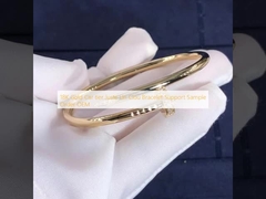 la rangée Juste Un Clou Bracelet Support de voiture de l'or 18K prélèvent l'OEM d'ordre
