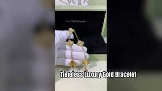 Bracelet VCA Vintage Alhambra en or 18 carats