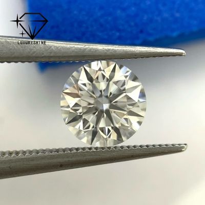 LuxuryShine 100% Real Diamond D-F Color VVS2 White Round Shape Excellent Cut Lab Grown Diamonds With IGI Certificate