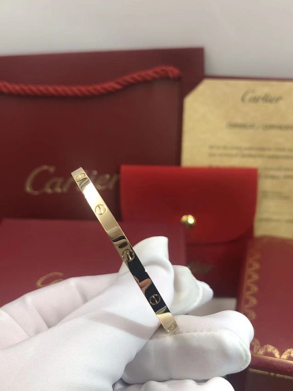 Qualité Diamants du petit model 6 de bracelet d'or de l'AMOUR 18K pour des femmes/hommes usine