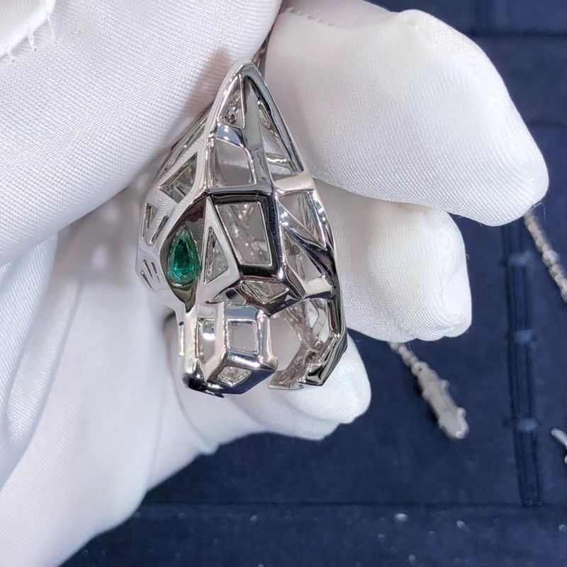 Qualité Or d'OEM Cartier Panther Necklace Real 18k et CONTRE les paquets originaux de diamants usine