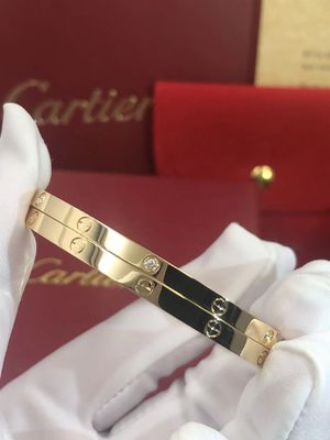 Qualité Diamants du petit model 6 de bracelet d'or de l'AMOUR 18K pour des femmes/hommes usine