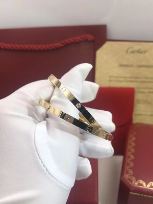 Qualité Diamants du petit model 6 de bracelet d'or de l'AMOUR 18K pour des femmes/hommes usine