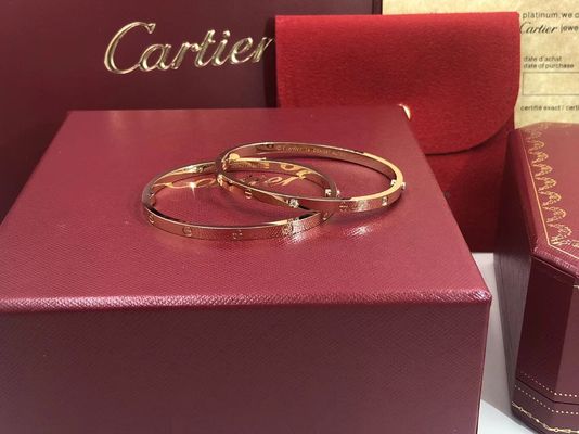 Qualité Diamants du petit model 6 de bracelet d'or de l'AMOUR 18K pour des femmes/hommes usine