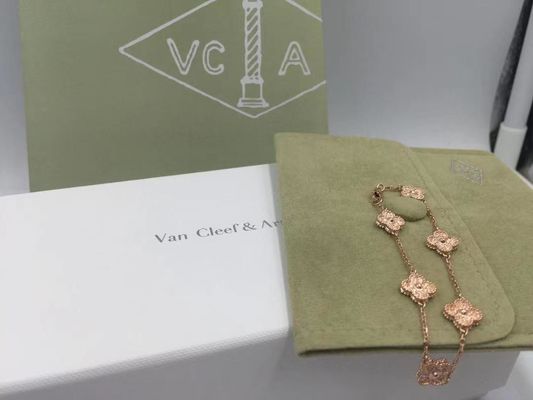 Qualité Van Cleef et Arpels Alhambra Bracelet doux 6 motifs Rose Gold usine