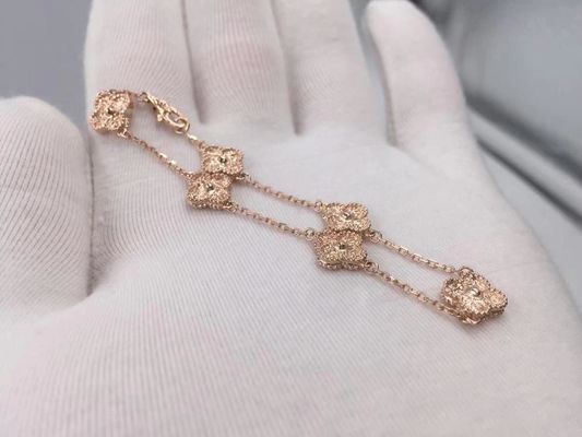 Qualité Van Cleef et Arpels Alhambra Bracelet doux 6 motifs Rose Gold usine