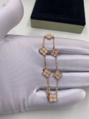 Qualité Van Cleef et Arpels Alhambra Bracelet doux 6 motifs Rose Gold usine