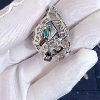 Qualité Or d'OEM Cartier Panther Necklace Real 18k et CONTRE les paquets originaux de diamants usine