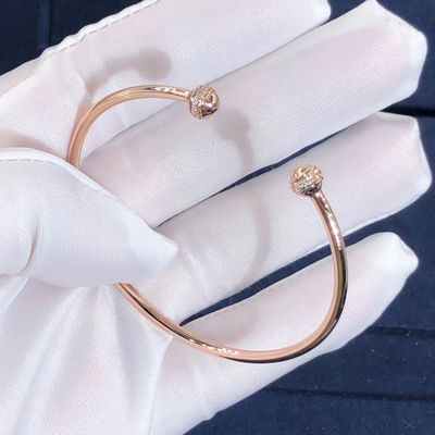 Qualité OEM ouvert d'ordre d'échantillon de soutien de bracelet de bracelet de possession de Piaget de l'or 18K usine