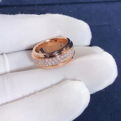 Qualité anneau de possession de 18K Rose White Yellow Gold Piaget CONTRE Diamond For Women/hommes usine