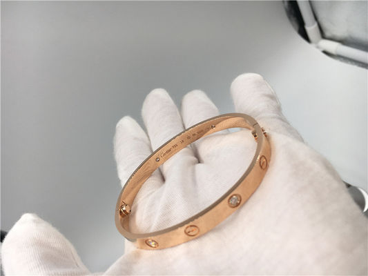 Qualité Bracelet de luxe de bijoux d'or de 4 diamants dans la référence B6035917 d'or jaune usine