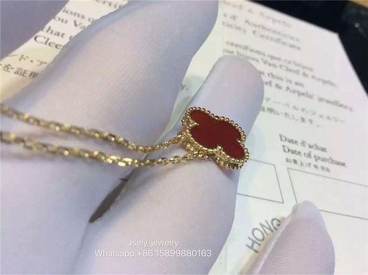 Qualité Vintage Van Cleef et pendant d'Arpels Alhambra en perle de l'oeil des tigres de malachite d'or jaune usine