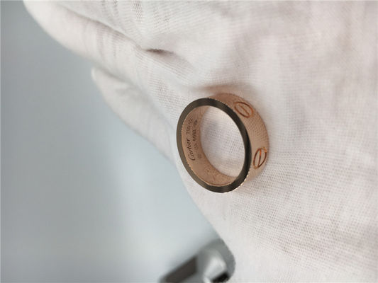 Qualité Bague de fiançailles de l'amour des femmes, mariage Rose Gold Ring usine