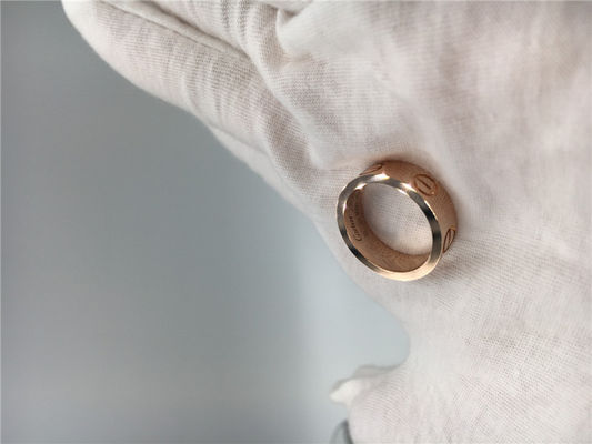 Qualité Bague de fiançailles de l'amour des femmes, mariage Rose Gold Ring usine