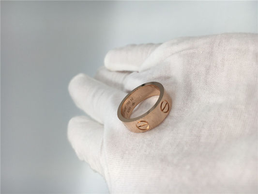 Qualité Bague de fiançailles de l'amour des femmes, mariage Rose Gold Ring usine