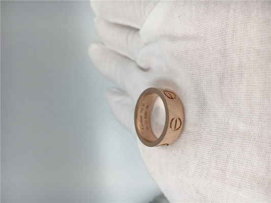 Qualité Bague de fiançailles de l'amour des femmes, mariage Rose Gold Ring usine