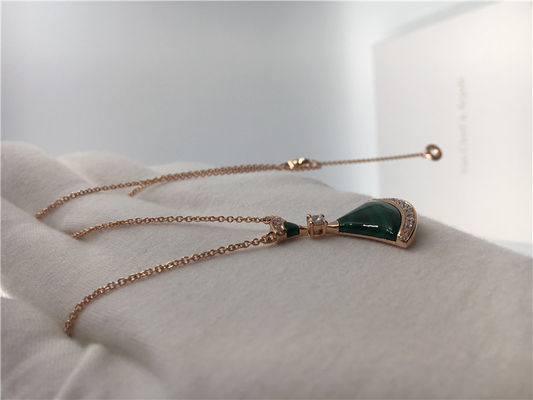 Qualité Collier rêveur CL857473 de bijoux de divas de luxe de luxe de bijoux avec de la malachite/diamants usine