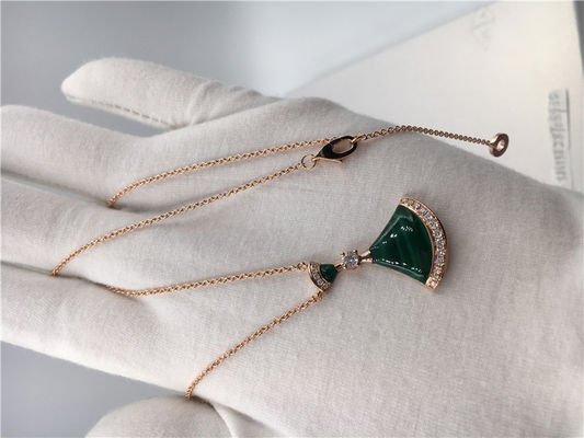 Qualité Collier rêveur CL857473 de bijoux de divas de luxe de luxe de bijoux avec de la malachite/diamants usine