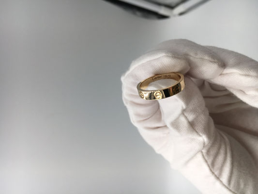 Qualité Or jaune de luxe des bijoux 18K d'or des alliances des hommes aucune pierre gemme usine