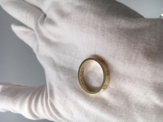 Qualité Or jaune de luxe des bijoux 18K d'or des alliances des hommes aucune pierre gemme usine