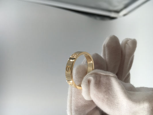 Qualité Or jaune de luxe des bijoux 18K d'or des alliances des hommes aucune pierre gemme usine