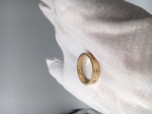 Qualité Or jaune de luxe des bijoux 18K d'or des alliances des hommes aucune pierre gemme usine