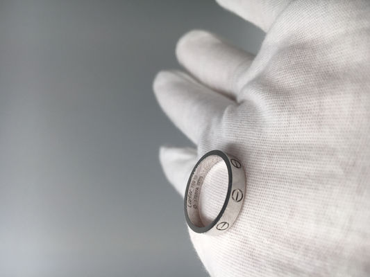 Qualité Alliance classique Ring Without Diamond d'amour de bijoux de l'or 18K blanc usine