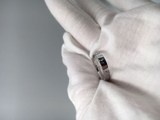 Qualité Alliance classique Ring Without Diamond d'amour de bijoux de l'or 18K blanc usine