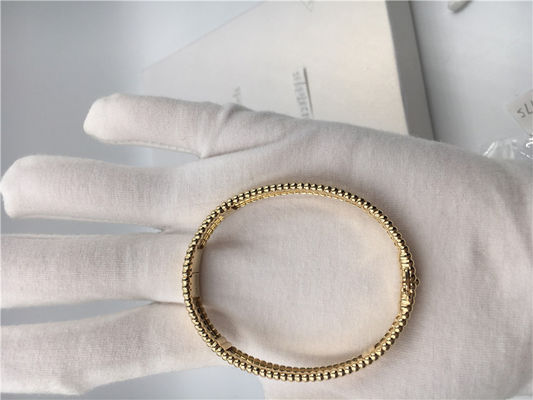 Qualité Bijoux d'or du bracelet 18K de signature de PerléE avec la signature aucune pierre gemme usine