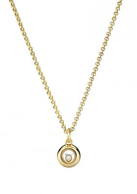 Qualité luxe de longueur des bijoux 42cm de Chopard de l'or 18K jaune avec 0,05 diamants de carat usine
