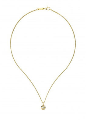 Qualité luxe de longueur des bijoux 42cm de Chopard de l'or 18K jaune avec 0,05 diamants de carat usine
