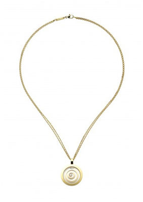 Qualité forme ronde pendante d'esprit heureux de bijoux de Chopard de l'or 18K avec les diamants naturels usine