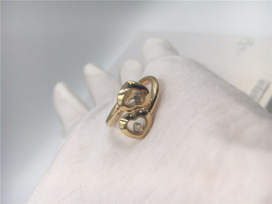 Qualité Les courbes heureuses sonnent les diamants naturels d'or des bijoux 18K de Chopard avec la forme de coeur usine