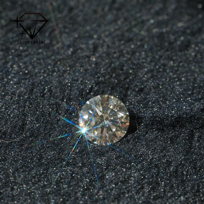 LuxuryShine VS1 Diamant cultivé en laboratoire 1ct 2ct 3ct 4ct 5ct Coupe ronde Blanc Excellente Coupe Certifié IGI