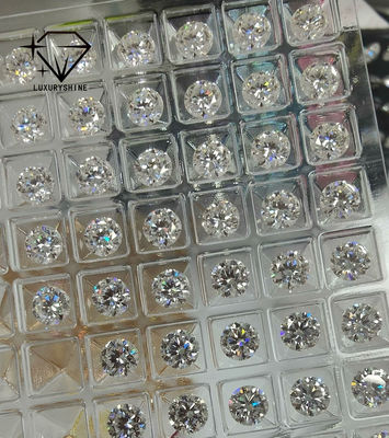 Qualité LuxuryShine VS1 Diamant cultivé en laboratoire 1ct 2ct 3ct 4ct 5ct Coupe ronde Blanc Excellente Coupe Certifié IGI usine