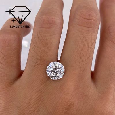 Qualité LuxuryShine VS2 Forme ronde Diamant cultivé en laboratoire 1CT 2CT 3CT 4CT 5CT D-F Couleur diamant blanc avec certificat IGI usine