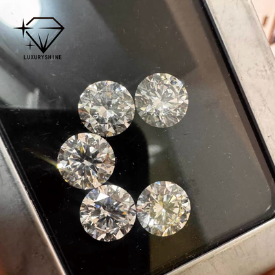 LuxuryShine 100% vrai diamant VVS1 Blanc Forme ronde Excellente découpe en laboratoire Diamants cultivés avec certificat IGI