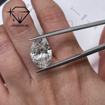 Qualité LuxuryShine 0.1-10CT VVS2 Diamant de laboratoire D-F Couleur Blanc Ovale Taille Excellent Avec Certificat IGI 3EX Pierres Taillées par LuxuryShine usine
