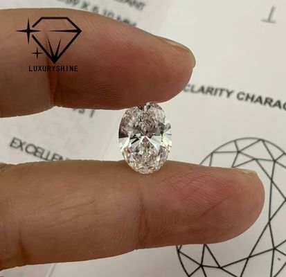 Qualité Diamant de laboratoire de coupe exceptionnelle LuxuryShine, couleur D-F, ovale blanc, 0.1-10CT VS1 avec certificat IGI, taille 3EX usine