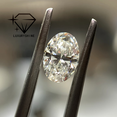 LuxuryShine 0.1-10CT VS2 Diamant cultivé en laboratoire D-F Couleur Blanc Ovale Excellente Coupe Avec Certificat IGI 3EX Pièces coupées en gros