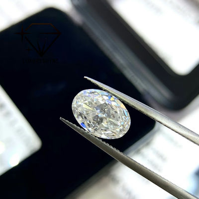 Qualité LuxuryShine 0.1-10CT VS2 Diamant cultivé en laboratoire D-F Couleur Blanc Ovale Excellente Coupe Avec Certificat IGI 3EX Pièces coupées en gros usine