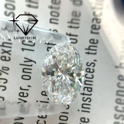 Qualité LuxuryShine 0.1-10CT VS2 Diamant cultivé en laboratoire D-F Couleur Blanc Ovale Excellente Coupe Avec Certificat IGI 3EX Pièces coupées en gros usine