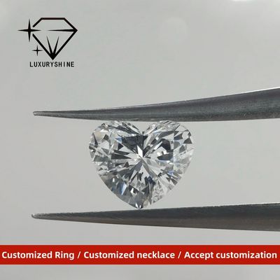 Qualité LuxuryShine VVS2 White Heart Excellent Cut Lab Grown Diamond 1CT 2CT 3CT 4CT 5CT Support Special Customization usine
