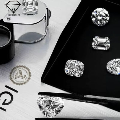 Qualité LuxuryShine VS2 Heart Excellent Cut Lab Grown Diamond Real Diamonds & Wedding Jewelry & Customized Jewelry Support Special Customization usine