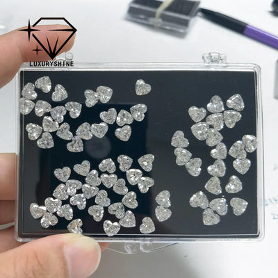 Qualité LuxuryShine VVS1-VS2 Cœur Excellente découpe de laboratoire Diamant cultivé Diamants réels et bijoux de mariage et bijoux personnalisés Support personnalisation spéciale usine