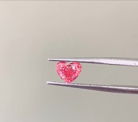 Qualité LuxuryShine Rose Fantaisie / Rose Intense Fantaisie / Rose Vif Fantaisie Diamant de laboratoire taille cœur VVS-VS1 Véritables diamants & Bijoux de mariage & Bijoux personnalisés usine