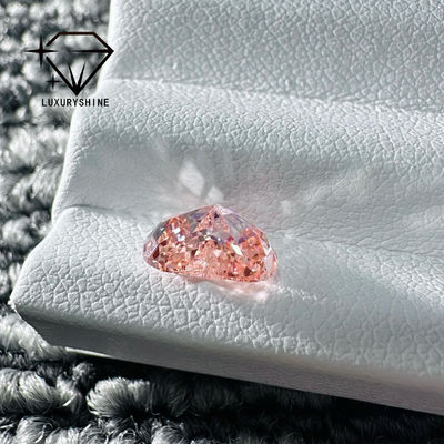 Qualité LuxuryShine Rose Fantaisie / Rose Intense Fantaisie / Rose Vif Fantaisie Diamant de laboratoire taille cœur VVS-VS1 Véritables diamants & Bijoux de mariage & Bijoux personnalisés usine