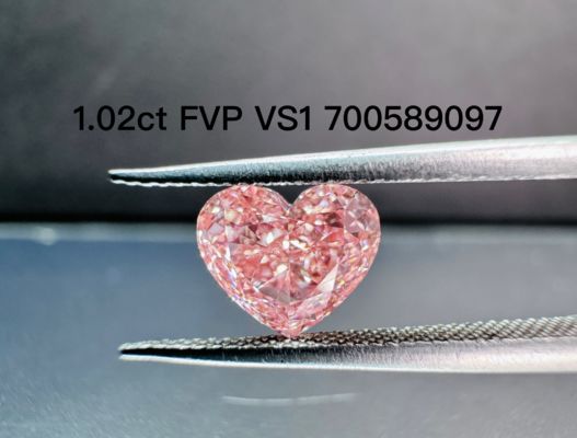 Qualité LuxuryShine Rose Fantaisie / Rose Intense Fantaisie / Rose Vif Fantaisie Diamant de laboratoire taille cœur VVS-VS1 Véritables diamants & Bijoux de mariage & Bijoux personnalisés usine
