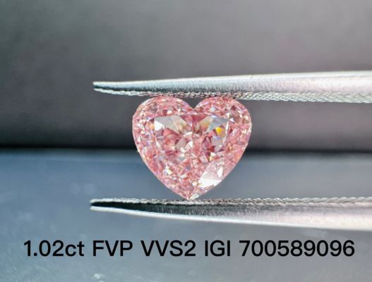 Qualité LuxuryShine Rose Fantaisie / Rose Intense Fantaisie / Rose Vif Fantaisie Diamant de laboratoire taille cœur VVS-VS1 Véritables diamants & Bijoux de mariage & Bijoux personnalisés usine