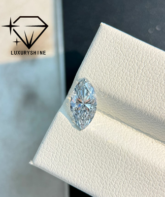 LuxuryShine VVS2 Forme Marquise 0.3-15ct Diamant de laboratoire D-F Couleur 3EX Taille Pierres avec certificat IGI Diamant véritable